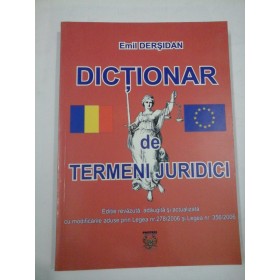 DICTIONAR  DE  TERMENI  JURIDICI  UZUALI  - Emil  DERSIDAN 